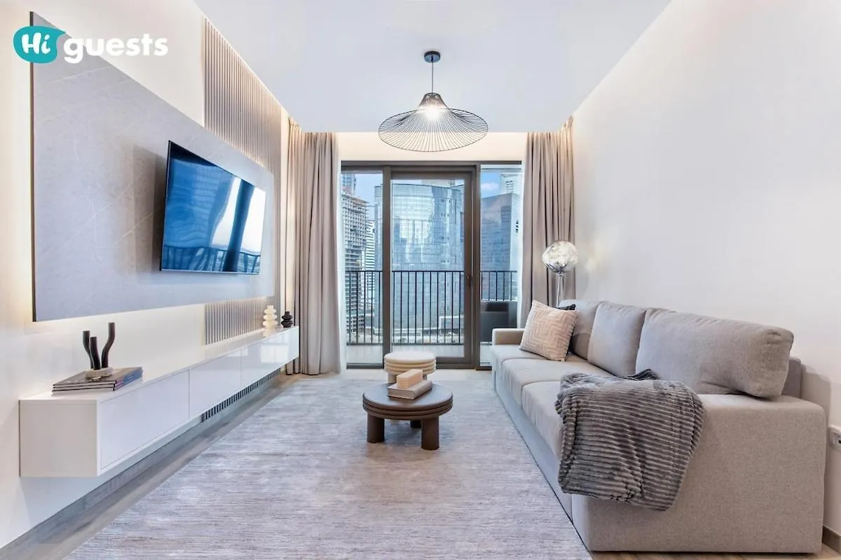 Higuests - Modern & Stylish 1Br Apt - Near Business Bay Metro Dubai 0*,