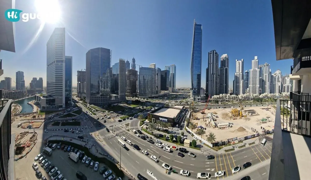 Higuests - Modern & Stylish 1Br Apt - Near Business Bay Metro Dubai